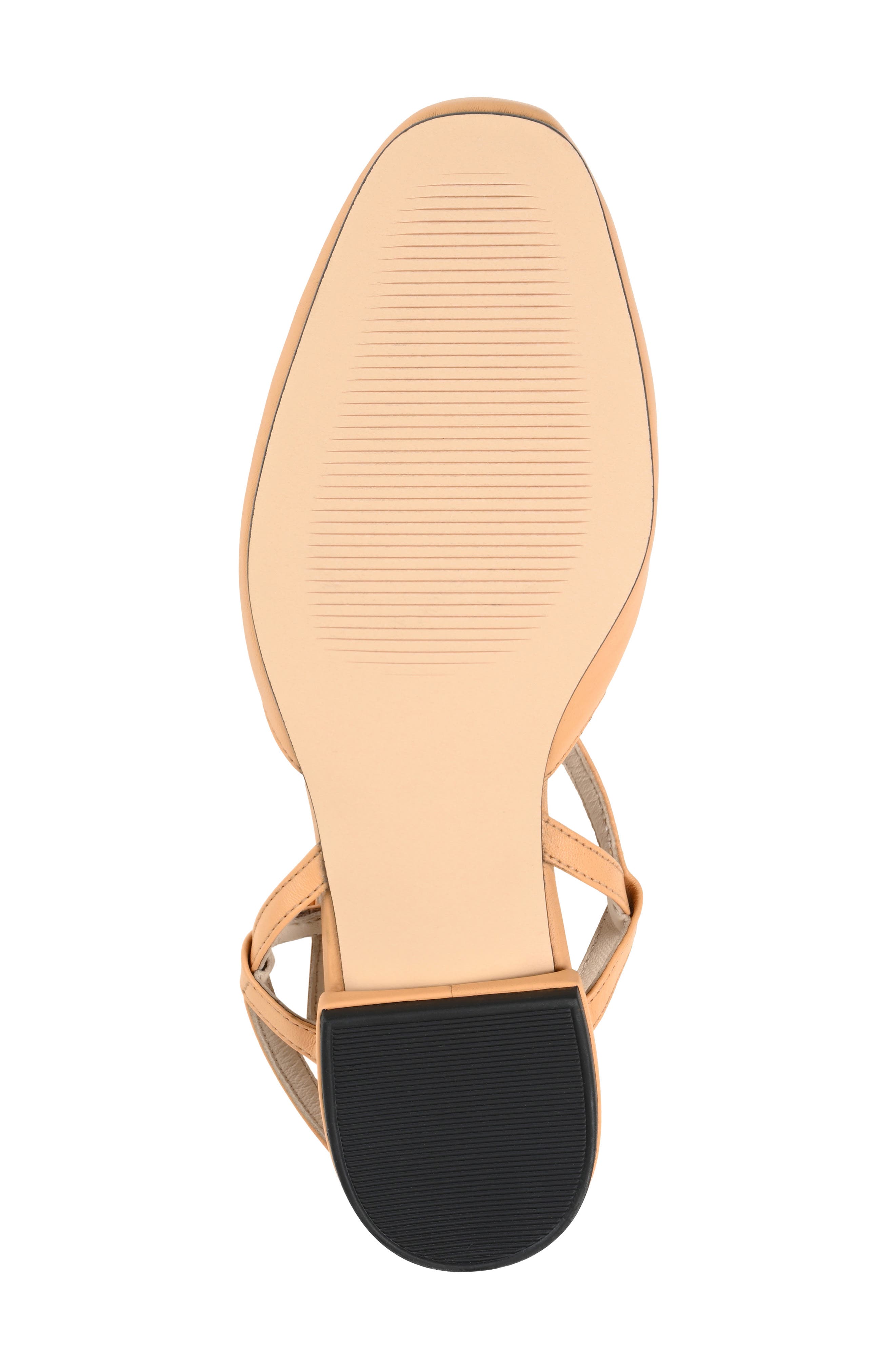 Journee Collection Amannda Ankle Strap Low Pump, Alternate, color, Tan