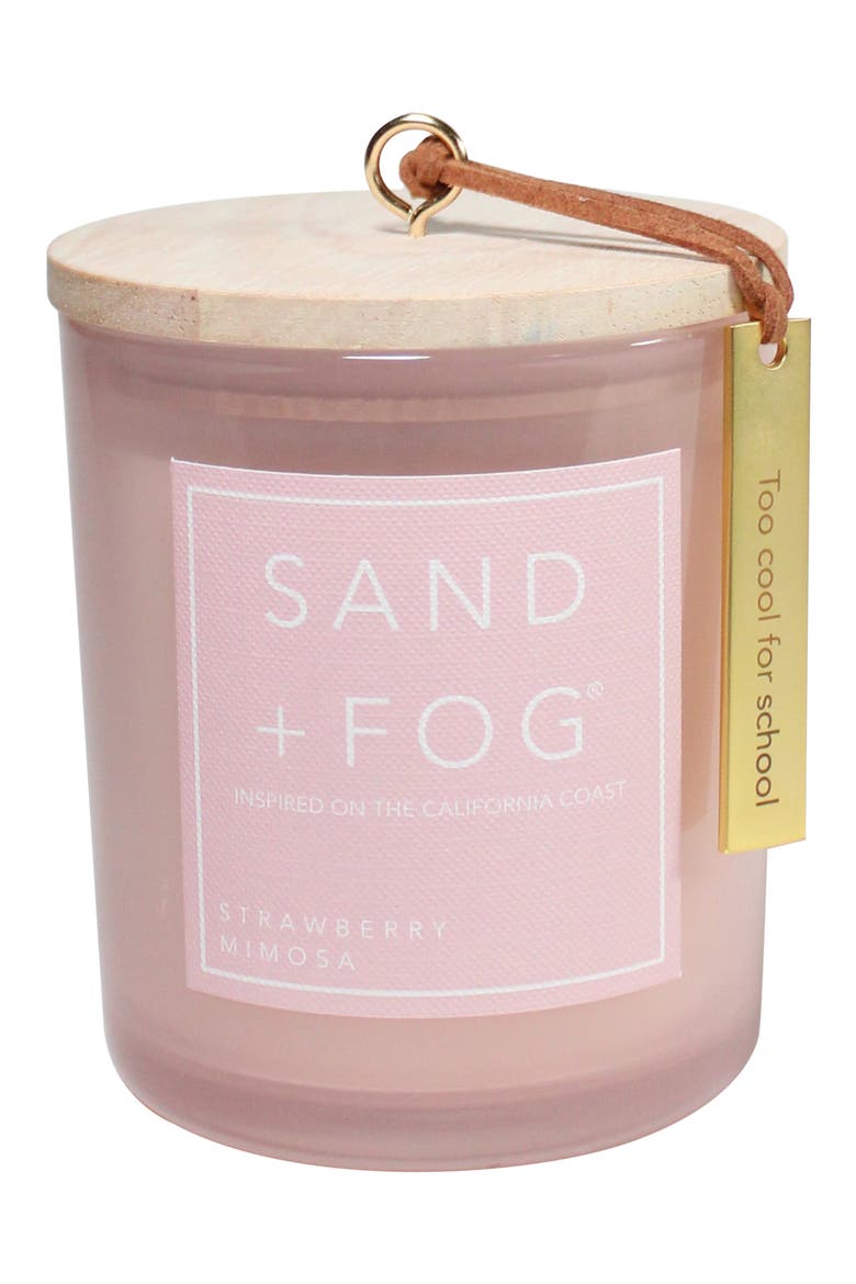 Strawberry Mimosa Pink Tag Candle, Alternate, color, STRAWBERRY MIMOSA