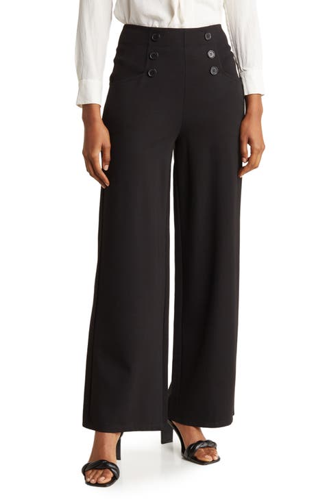 Sailor High Waist Wide Leg Pants