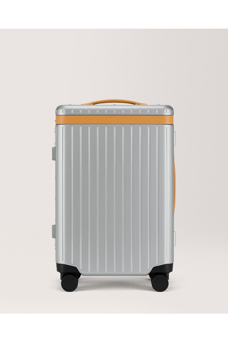 The Carry-on Suitcase, Main, color, Silver / Tan