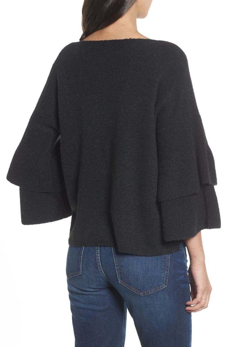 Madewell Tier Sleeve Sweater, Alternate, color, 
