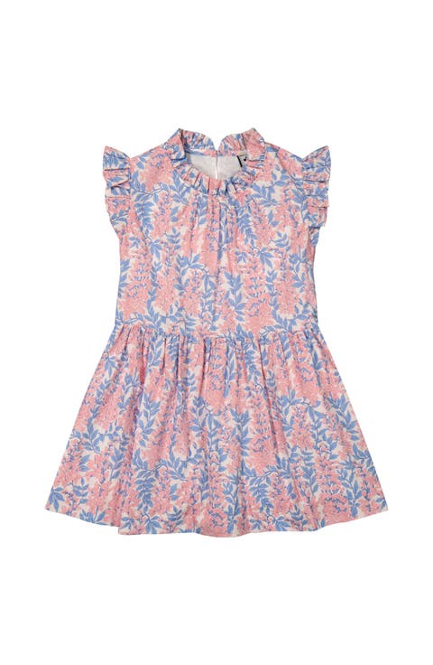 Kinsley Dropwaist Dress Pink Azalea