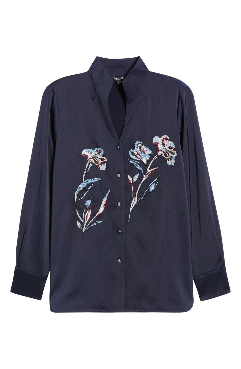 Misook x Lani Lynn Keyhole Cutout Tweed Knit Minidress, Alternate, color, Moonlit Navy/Blue Frost/Black