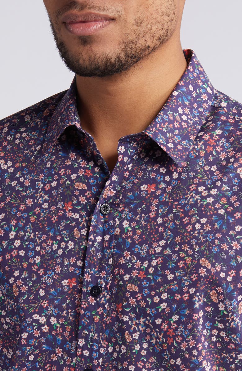 Liberty London Donna-Leigh Lasenby Floral Cotton Button-Up Shirt, Alternate, color, 