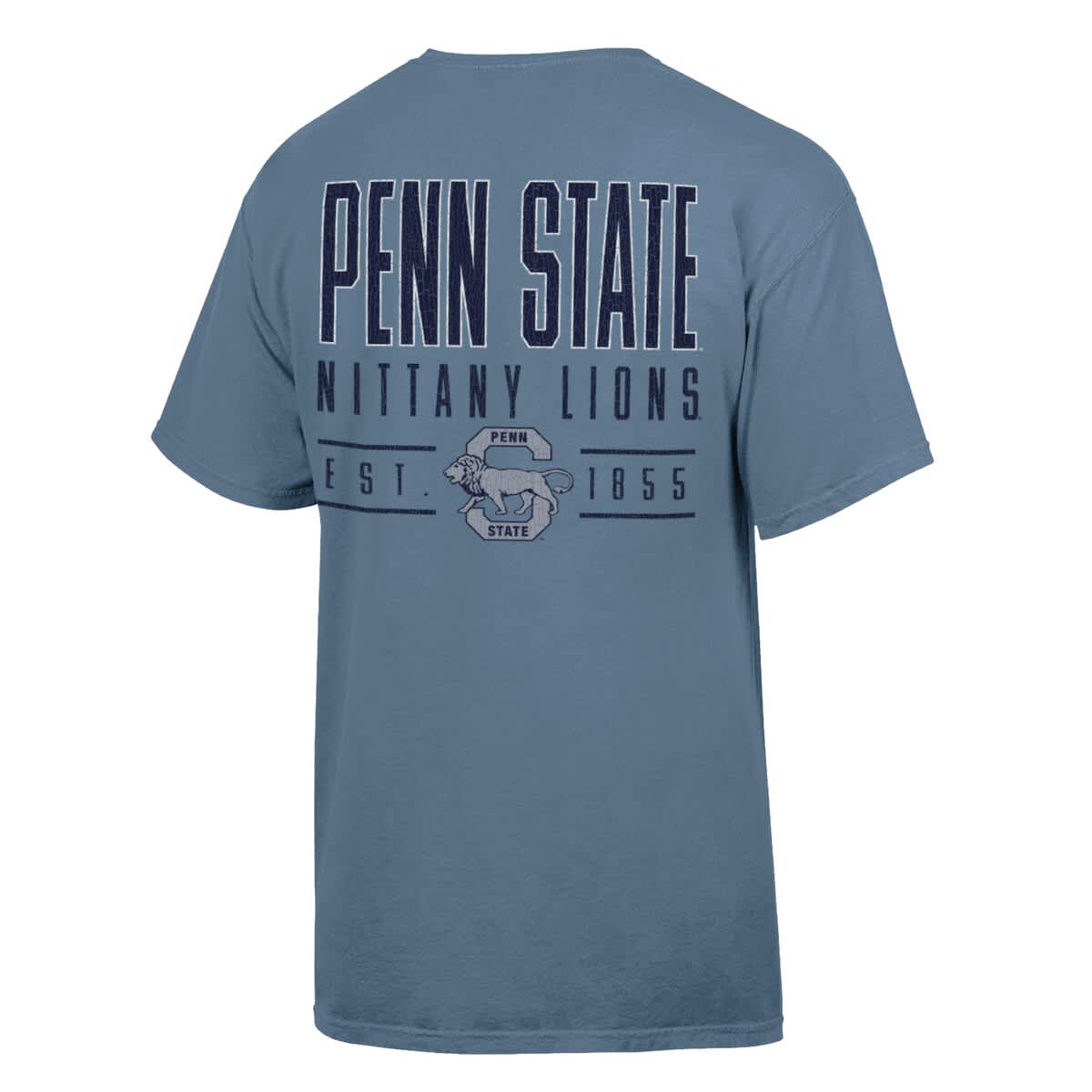 ComfortWash Men's ComfortWash Blue Penn State Nittany Lions Big Name T ...