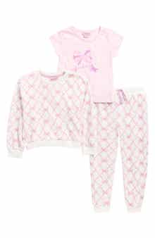 Juicy Couture Kids' Graphic T-Shirt, Sweatshirt & Leggings Set