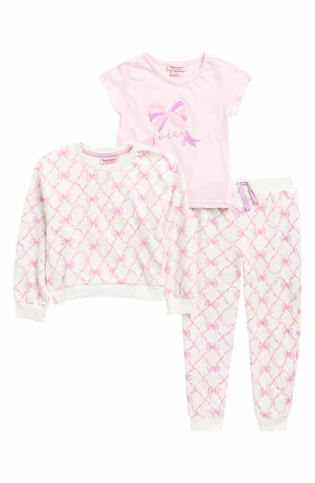 Juicy Couture Kids' Graphic T-Shirt, Sweatshirt & Leggings Set