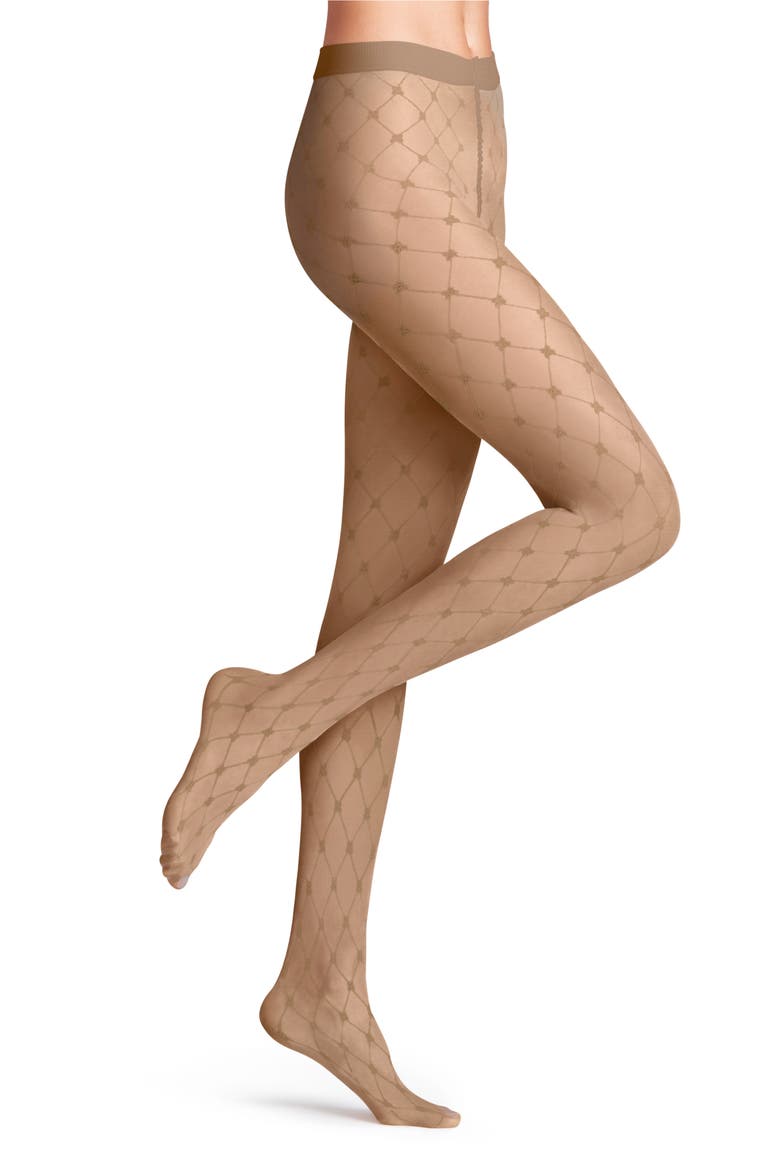 Twisted Story Tights, Main, color, POWDER