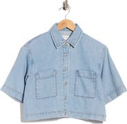 rag & bone Lana Denim Top