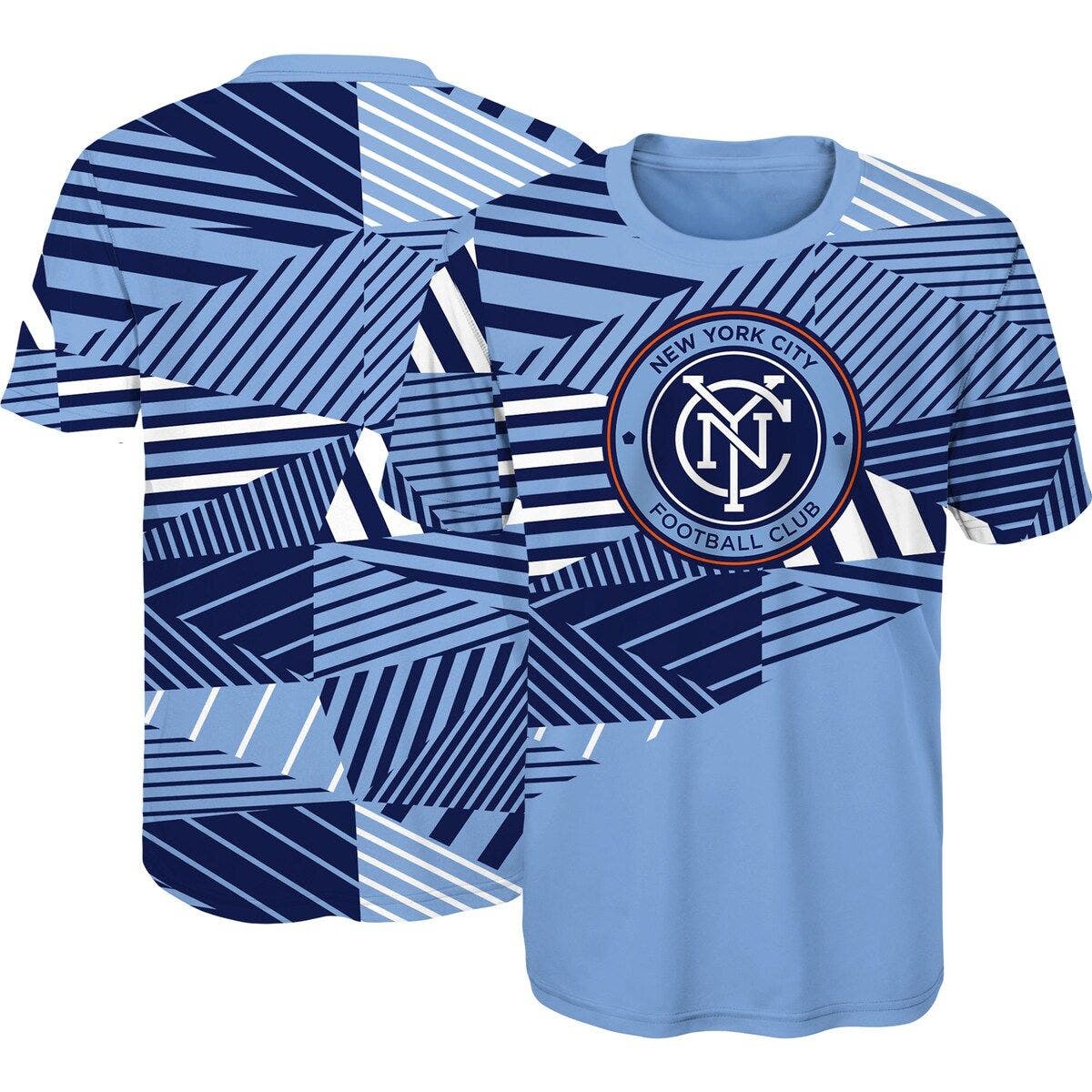Outerstuff Youth Sky Blue New York City FC Spirited Winger T-Shirt ...