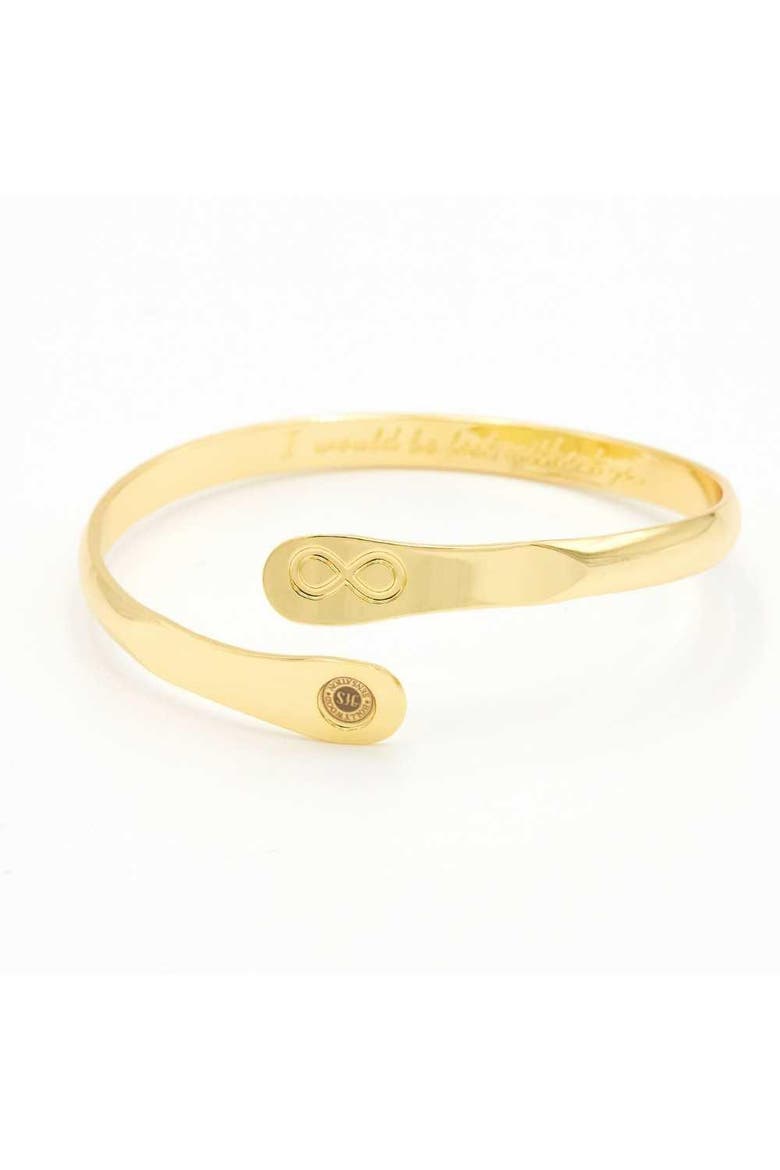 Friendship Bracelet Engraved I would be lost without you, Alternate, color, Gold