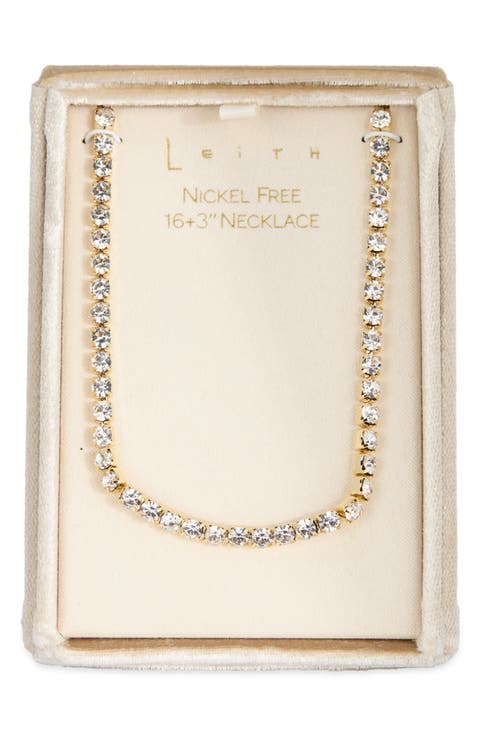 Crystal Tennis Necklace