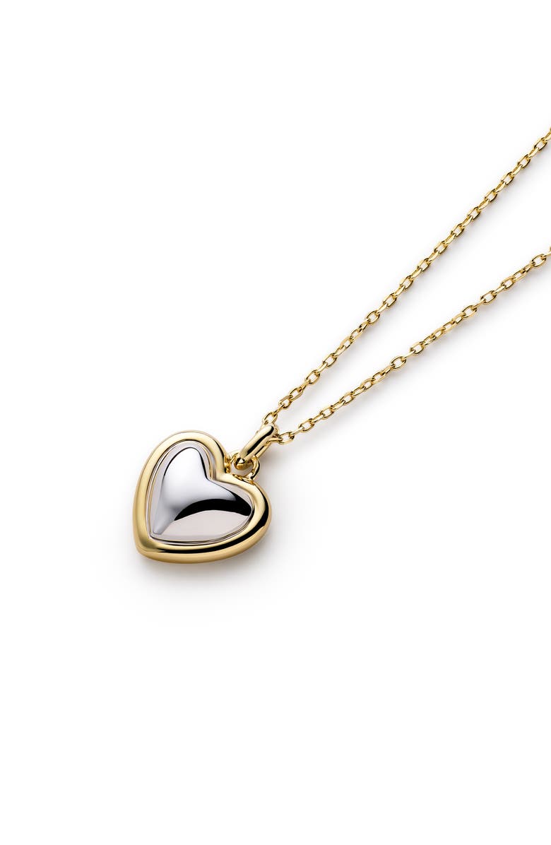 Ana Luisa Heart Pendant Necklace, Alternate, color, Gold / Silver