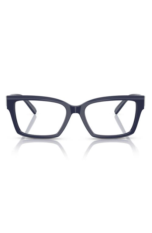 Tiffany & Co . 54mm Square Optical Glasses In Blue