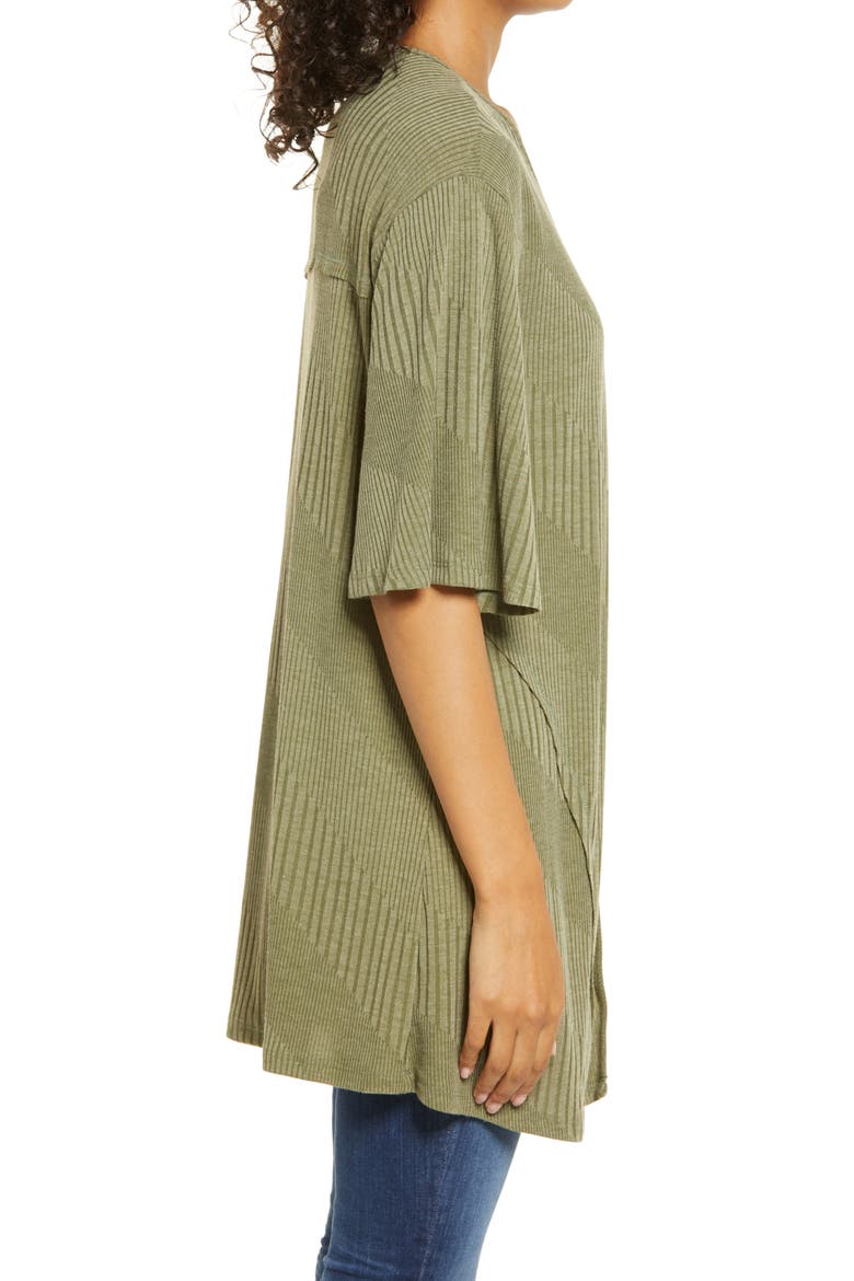 Open Front Cardigan, Alternate, color, OLIVE