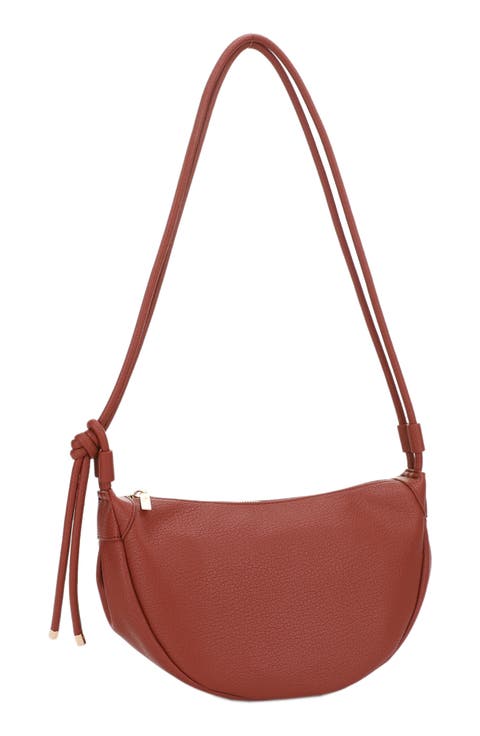 Aria Recycled Vegan Leather Shoulder Bag