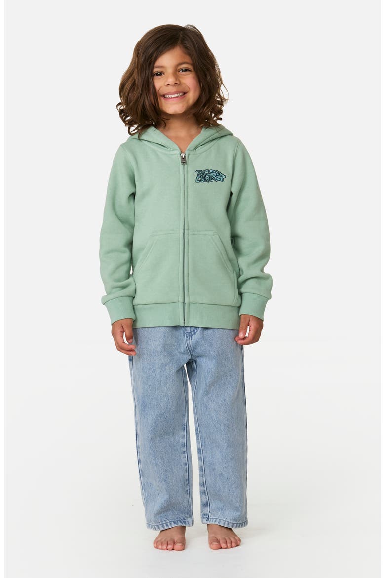 Kids' Ocean Party Full Zip Hoodie, Alternate, color, ALOE