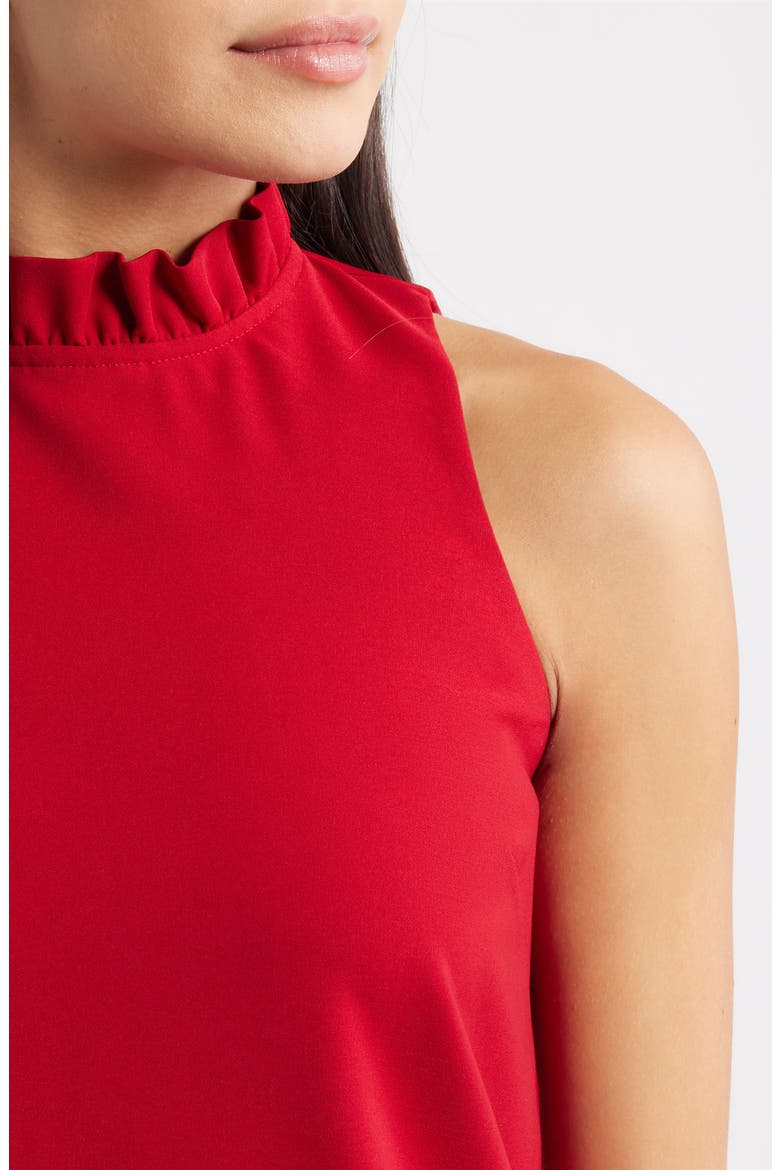 Sleeveless Shift Dress, Alternate, color, TITIAN RED