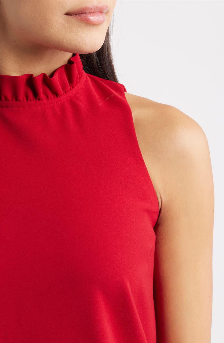 Anne Klein Sleeveless Shift Dress, Alternate, color, Titian Red