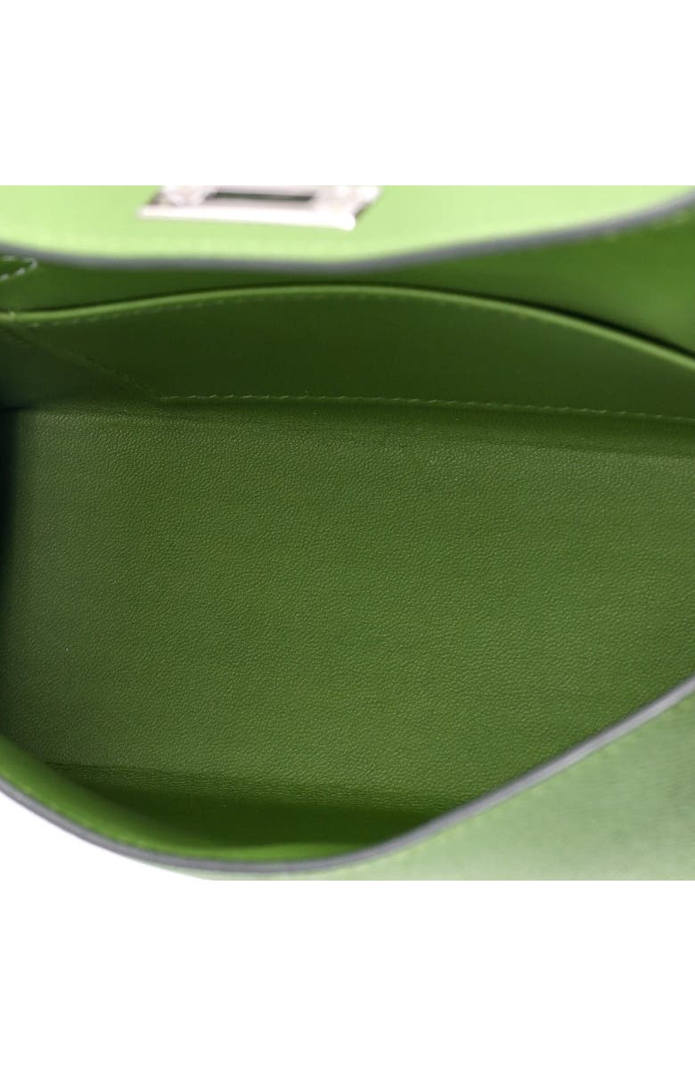 Pre-Owned Hermes Kelly Mini II Bag Tricolor Epsom with Palladium Hardware 20, Alternate, color, Vert
