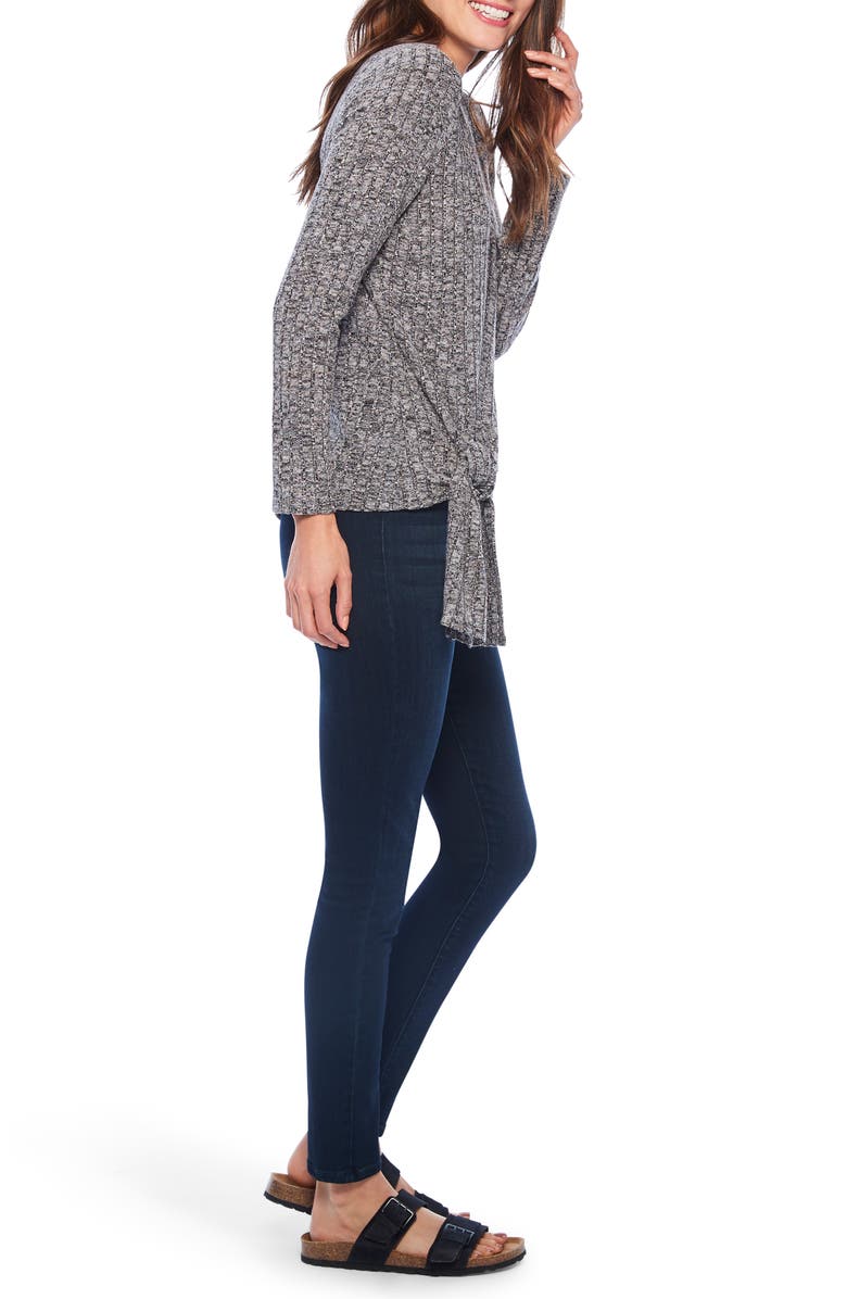 NIC+ZOE Champion Rib Tie Top, Alternate, color,