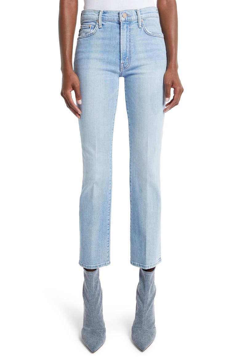 The Insider High Waist Ankle Bootcut Jeans, Main, color, ZAPPED
