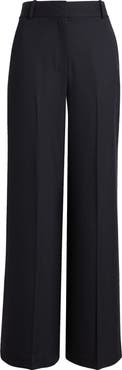 Theory High Waist Flare Leg Pants