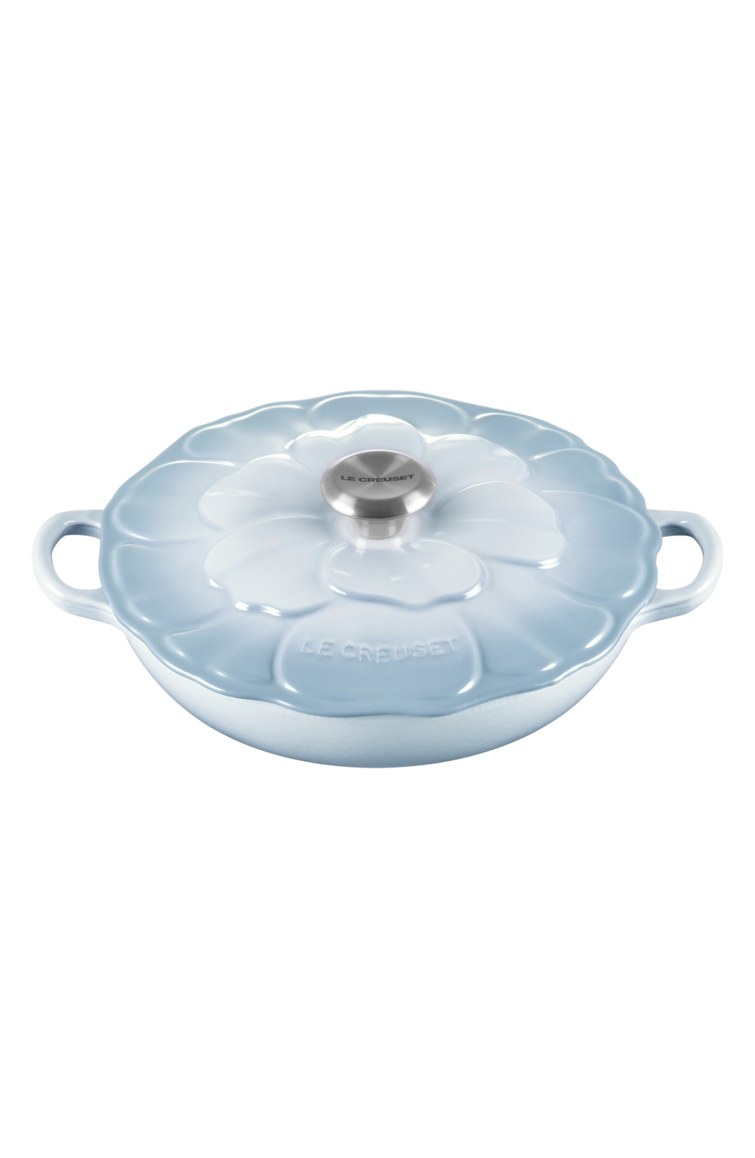 Le Creuset Petal Signature Braiser - Coastal Blue