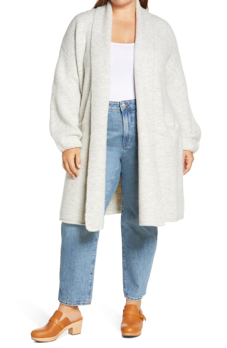 Madewell Glenridge Shawl Collar Sweater Coat, Main, color, 