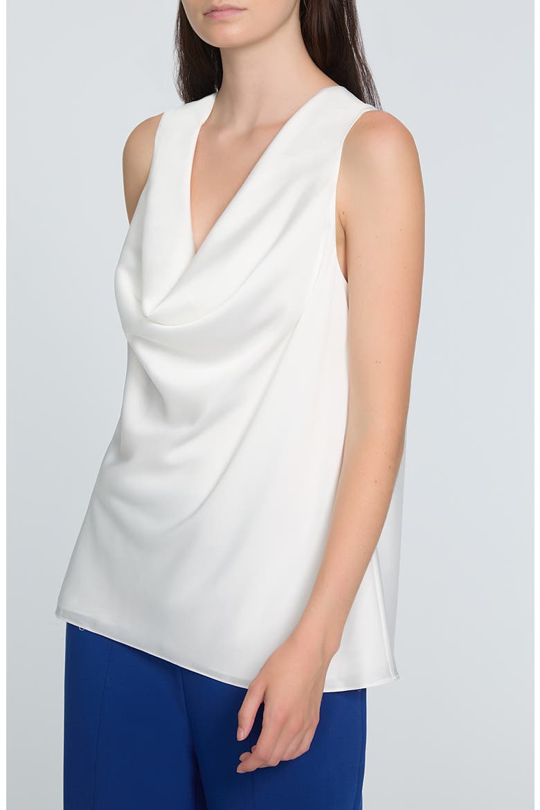 The Jane Cowl Neck Tank, Alternate, color, SKY WHITE