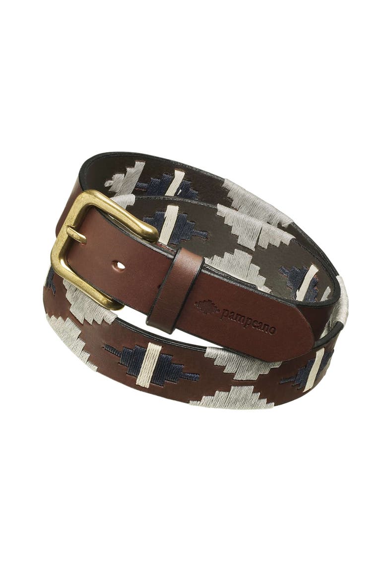 Tornado Belt, Alternate, color, Brown/Navy/White/Grey