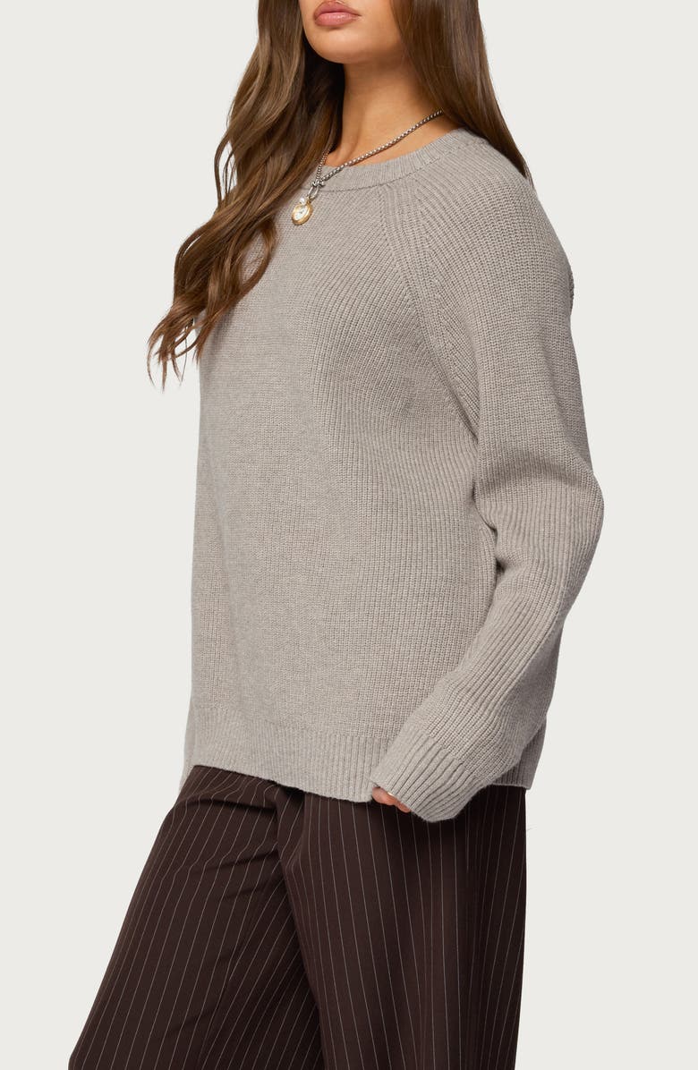 EDIKTED Lavonne Oversize Raglan Sweater, Alternate, color, 
