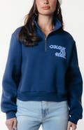 Colourful Rebel Uni Logo Wave Relaxed Zip Sweat