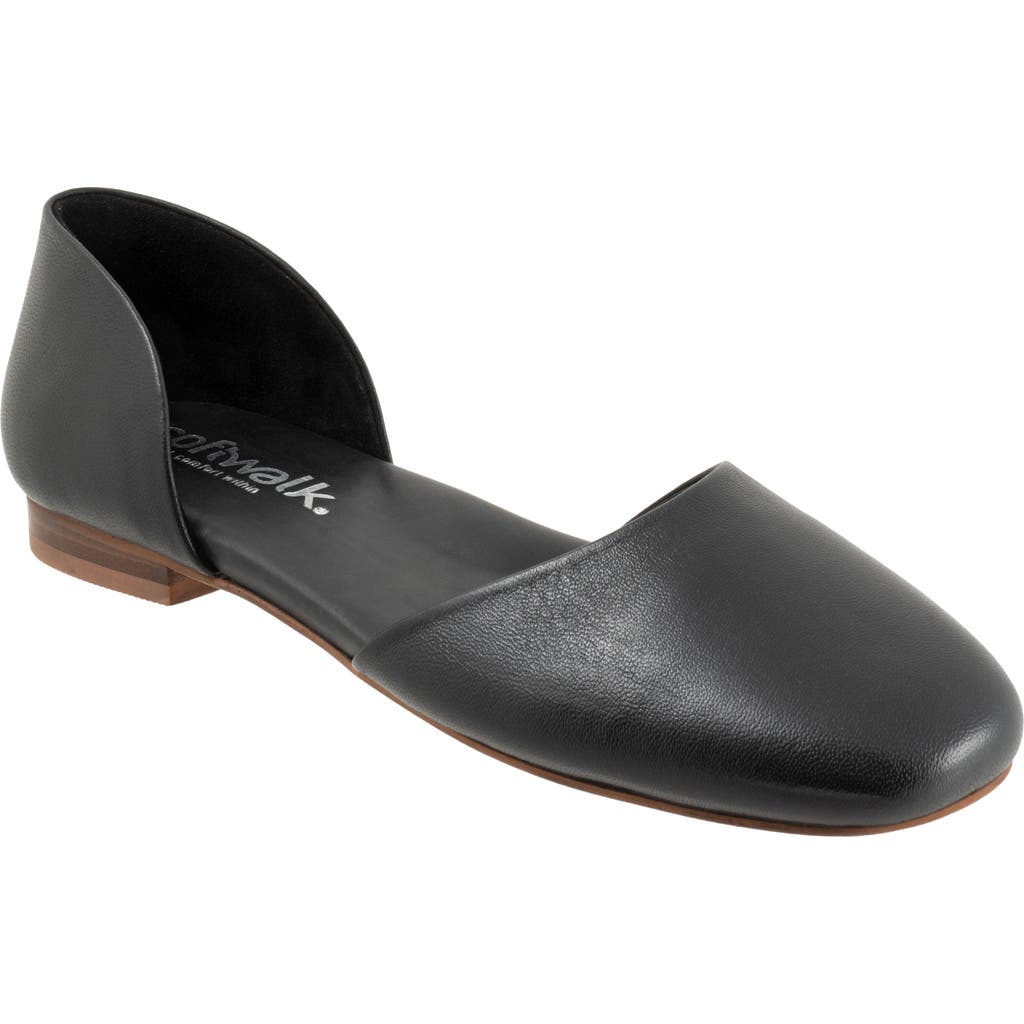 Softwalk ® Kamari D'orsay Flat In Black