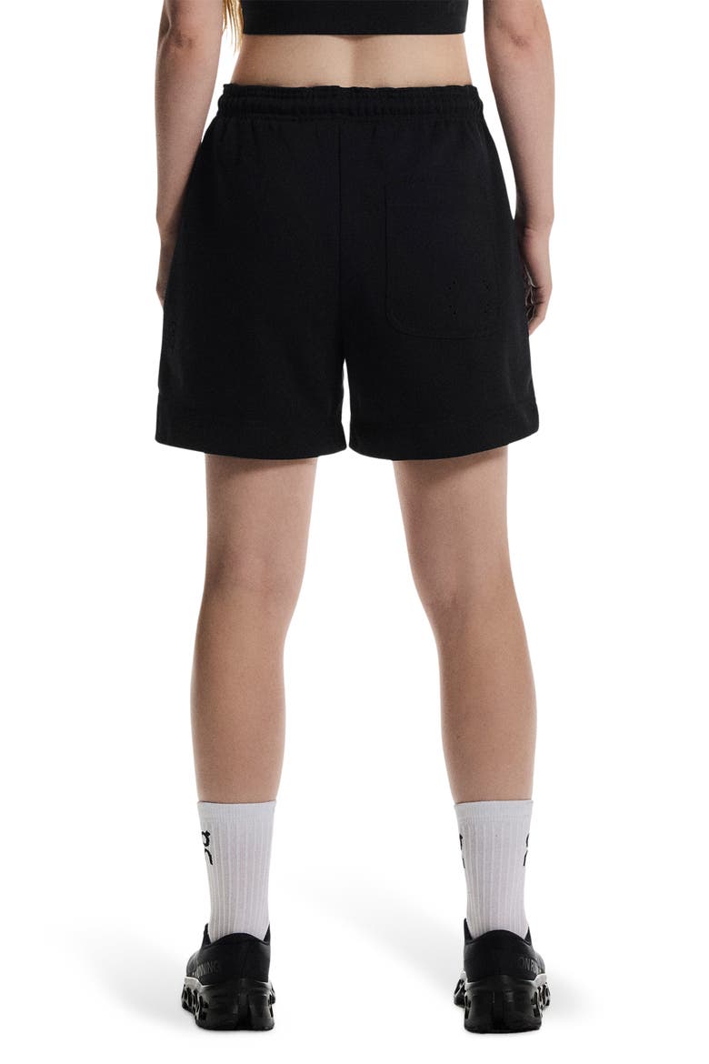 Club Collective Cotton Blend Shorts, Alternate, color, BLACK