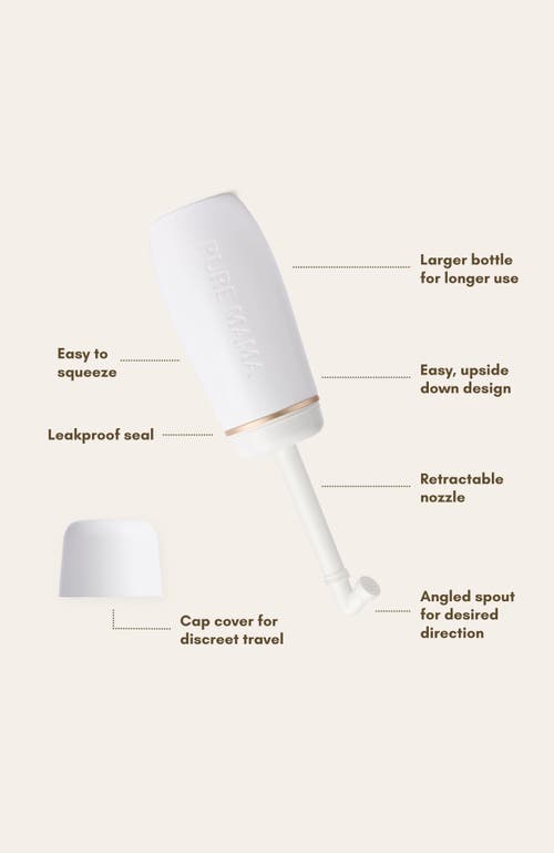 Pure Mama Peri Wash Bottle In White