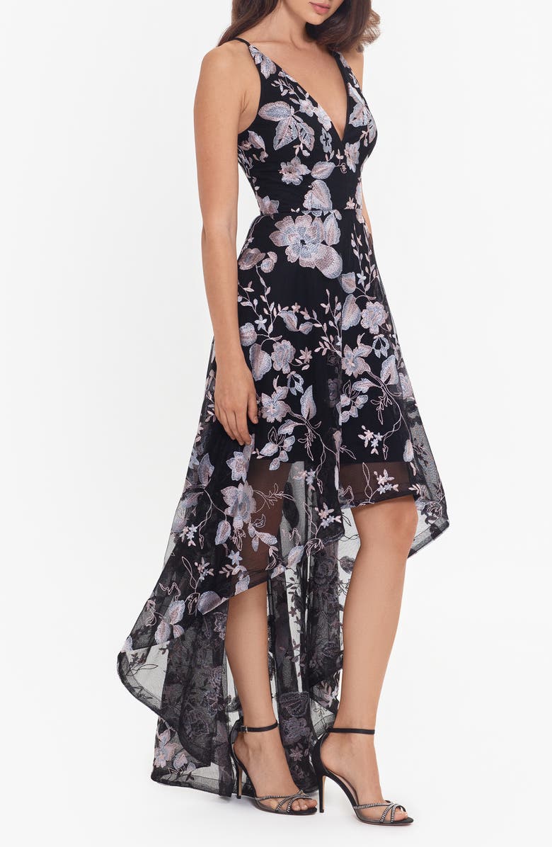 Xscape Evenings Xscape Embroidered Lace Evening Gown, Alternate, color,