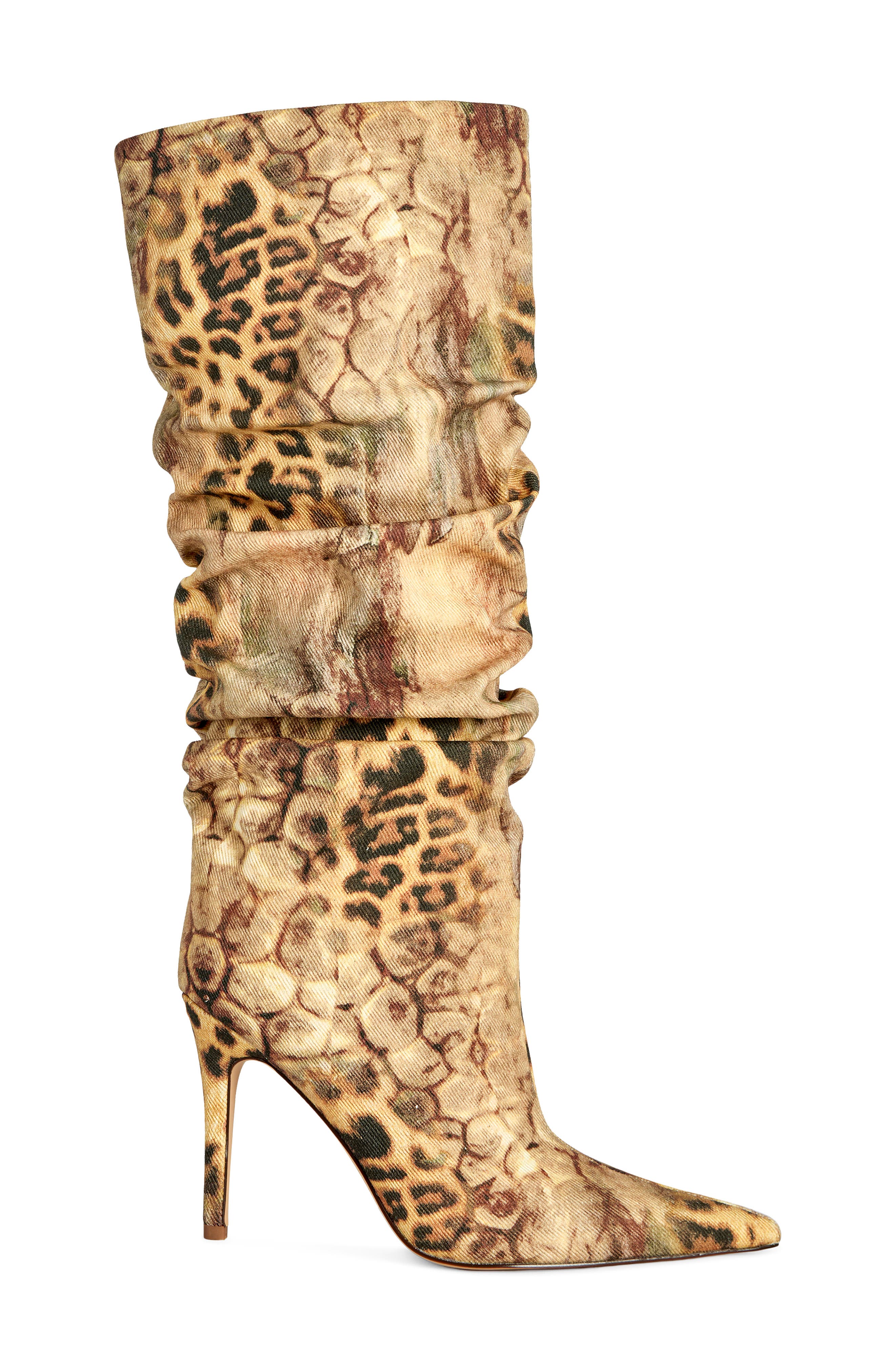 Sterre Leopard Print Knee High Boot, Alternate, color, BROWN MULTI