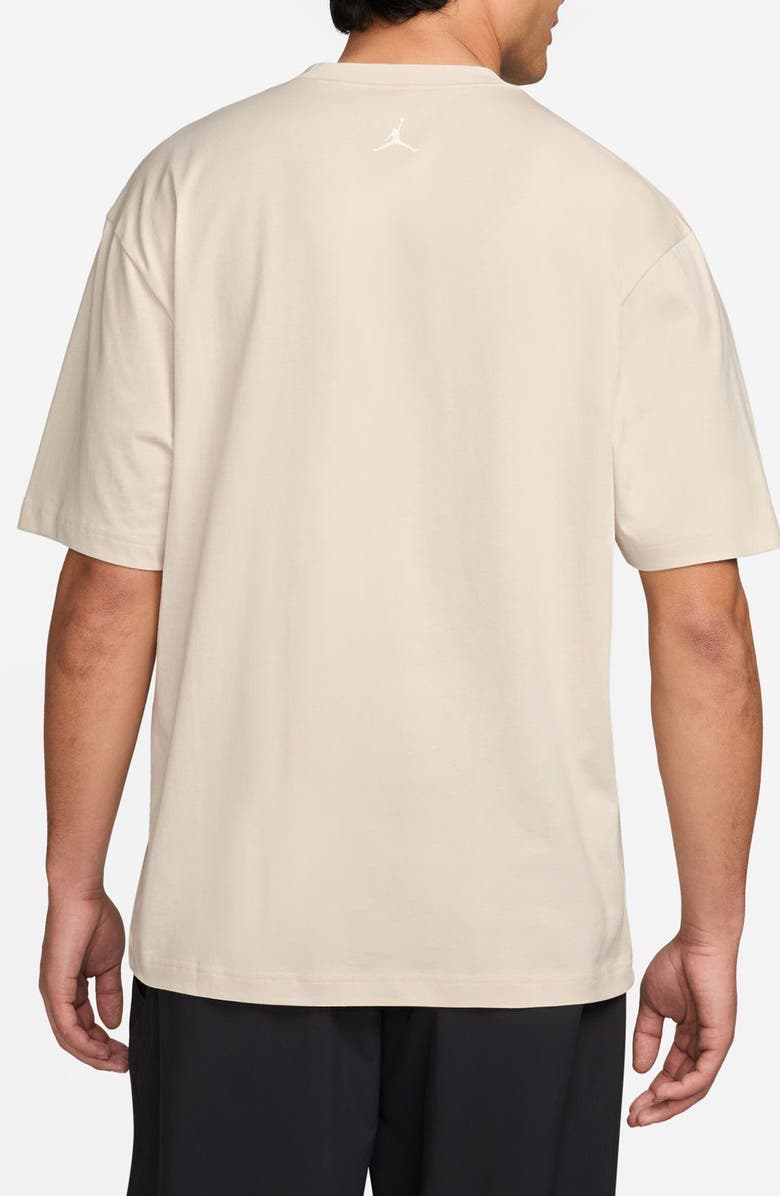 Jordan Brooklyn Graphic T-Shirt, Alternate, color, Light Orewood Brown/ Sail