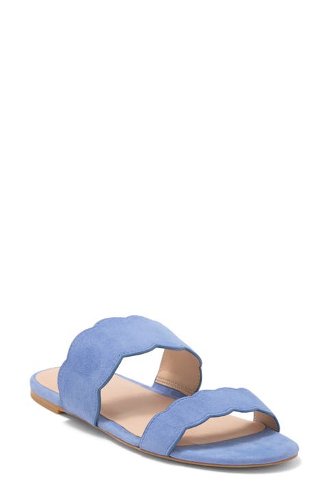 Santorini Scallop Slide Sandal (Women)