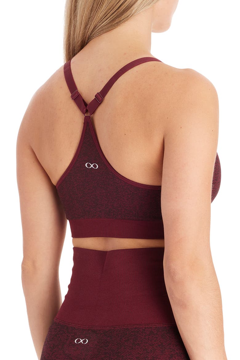 Seamless Nursing Sports Bra, Alternate, color, BURGUNDY JACQUARD