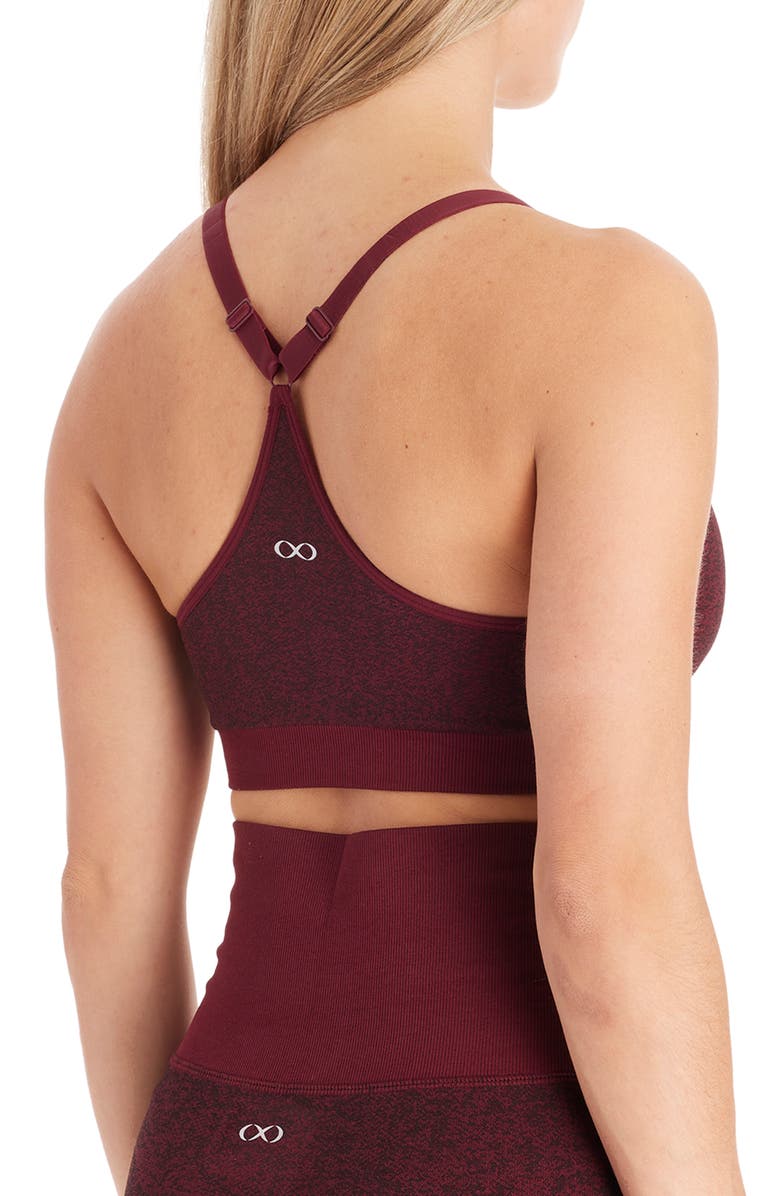 Modern Eternity Seamless Nursing Sports Bra, Alternate, color, Burgundy Jacquard