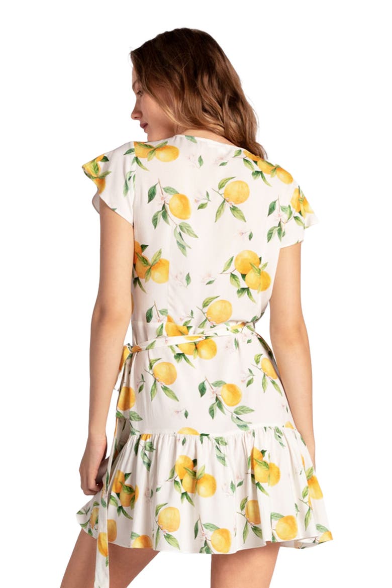 Love Shack Mini Wrap Dress, Alternate, color, Orchard