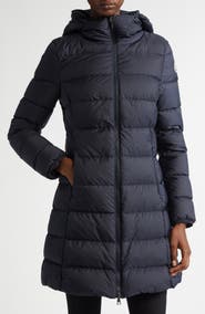 Moncler Gie Water Resistant Down Long Coat