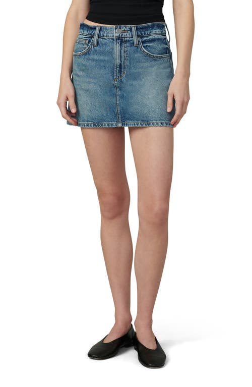 Joe's The Tessa Denim Miniskirt In Showdown