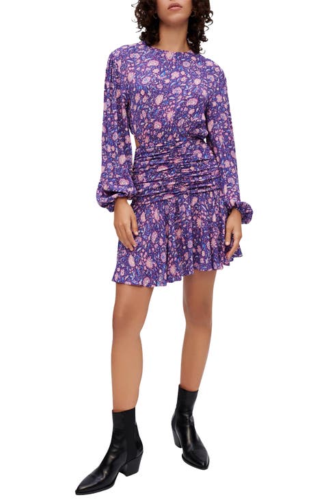 Roleta Floral Cutout Long Sleeve Dress