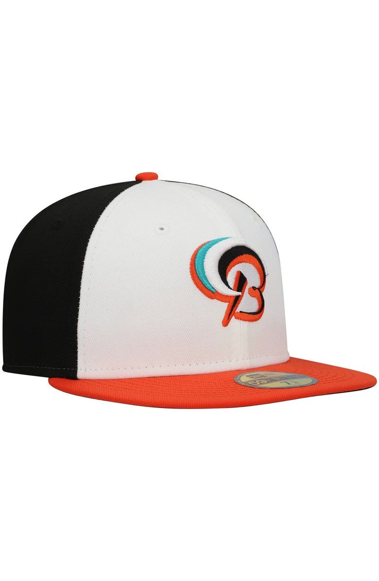 New Era Men's New Era White Bowie Baysox Authentic Collection Team Home 59FIFTY Fitted Hat, Alternate, color,