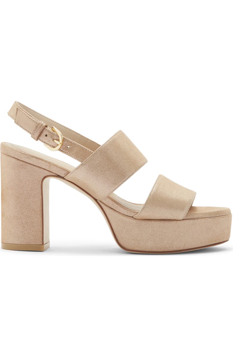 Stuart Weitzman Ono Platform Sandal, Alternate, color, Tan