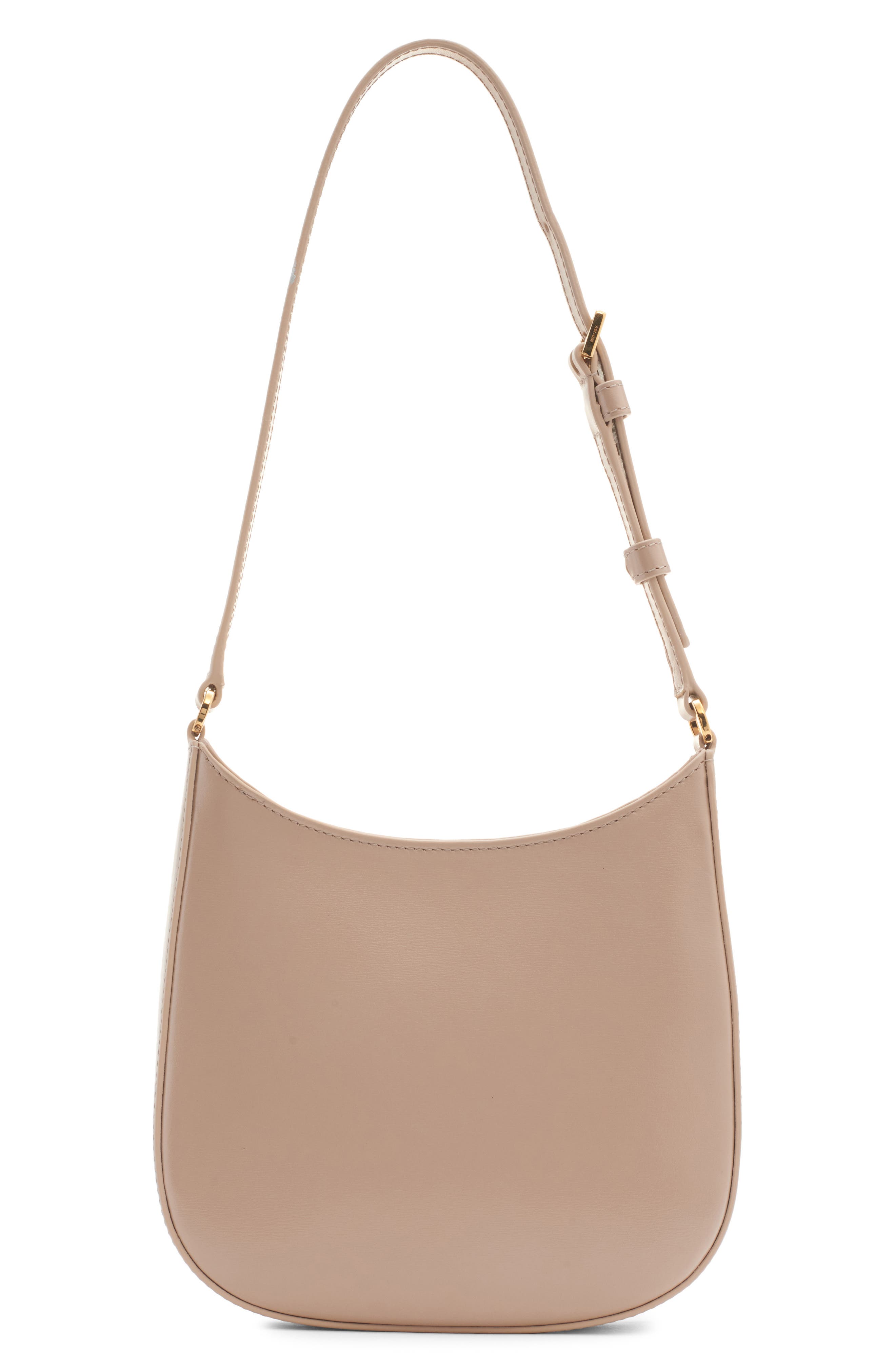 TOM FORD Mini Leather Shoulder Bag, Alternate, color, 1J013 Light Beige