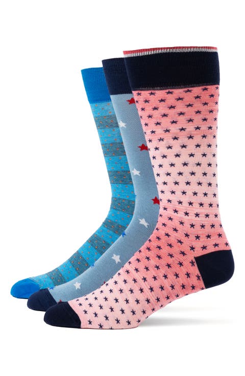 3-Pack Assorted Dress Socks